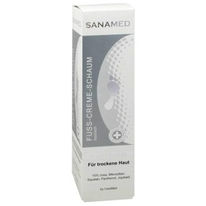 MIKROSILBER SanaMed Fußcremeschaum Produktbild