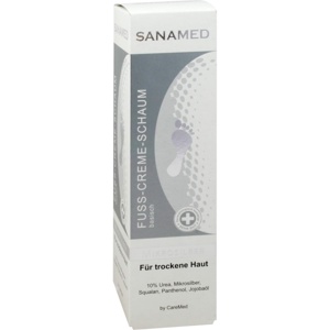 MIKROSILBER SanaMed Fußcremeschaum Produktbild