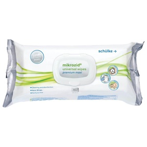 MIKROZID universal wipes premium maxi Flächendes. Produktbild