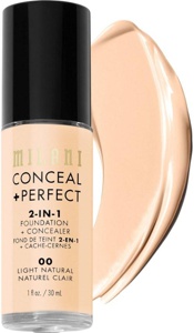 Milani Conceal & Perfect Liquid Foundation Light Natural produktbilde