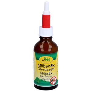 MilbenEx Ohrreiniger vet. (für Tiere), 50 ml Flüssigkeit Produktbild