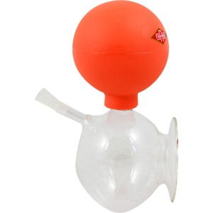 MILCHPUMPE FRANK Hand m.Auffangbeh.Glas m.Abl. Produktbild