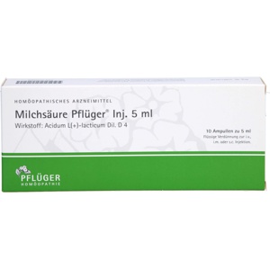 MILCHSÄURE Pflüger Injektionslösung 5 ml Produktbild