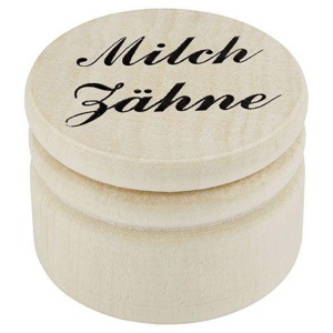 MILCHZAHNDOSE Holz 2,5 cm Produktbild