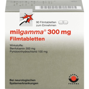 MILGAMMA 300 mg Filmtabletten Produktbild