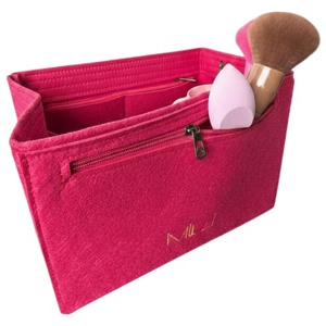 MILI Cosmetics Beauty Storage Filt Bag Pink produkt bild