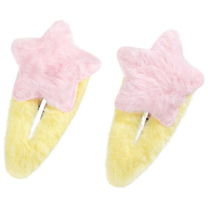 MILI Cosmetics Hair Pin Star Pink 2 st produkt bild