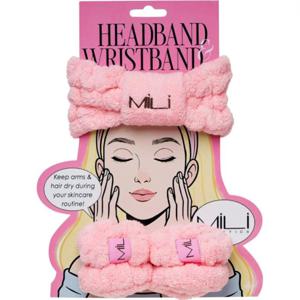 MILI Cosmetics Headband & Wrist Washband Deluxe Set produkt bild