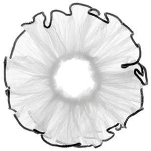 MILI Cosmetics Organza Scrunchie White 1 st produkt bild