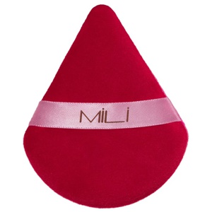 MILI Cosmetics Powder Bake Puff Triangle Red 1 st produkt bild