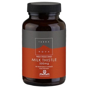 Terranova Milk Thistle marietidsel 500 mg 50 kaps produktbillede