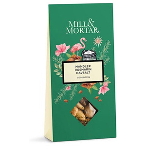 Mill & Mortar Mandler M. Rosmarin & Havsalt Økologisk   100 g produktbillede