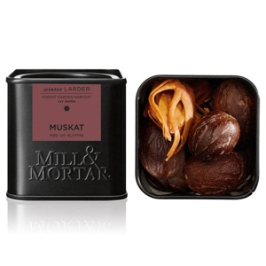Mill & Mortar Muskatnød Og Blomme Hel Økologisk   45 g produktbillede