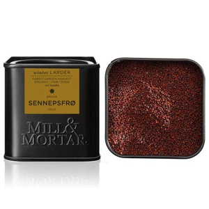 Mill & Mortar Sennepsfrø Hele Brune Økologisk   50 g produktbillede
