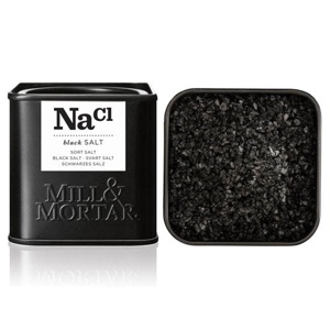 Mill & Mortar Sort Flagesalt   80 g produktbillede