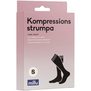 Millu Kompressionsstrumpa Nylon Svart S produkt bild