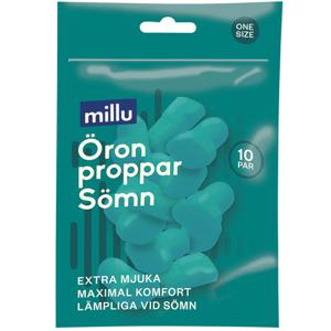 Millu Öronproppar Sömn 10 par produkt bild