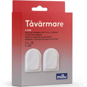 Millu Tåvärmare 3 par produkt bild