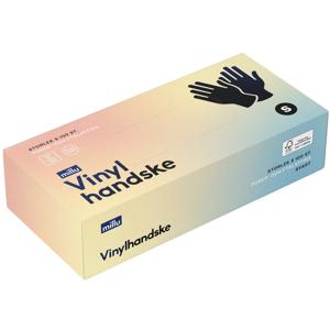 Millu Vinylhandske Svart 100 st produkt bild