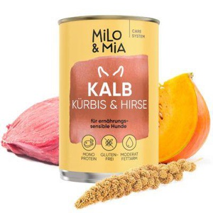 Milo & Mia Kalb, Kürbis & Hirse 6x400 g Produktbild