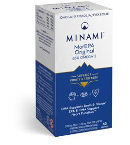 Minami MorEPA Original Omega-3 85% 60 st produkt bild