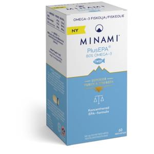 Minami PlusEPA 80% Omega-3 60 kapslar produkt bild
