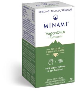 Minami VeganDHA Omega-3 75% 60 kapslar produkt bild