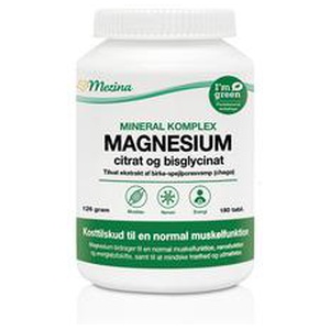 Mineral Komplex - Magnesium - 180 tabletter produktbillede