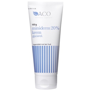 Miniderm 20 % krem 100 g produktbilde
