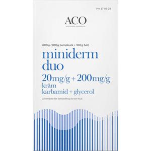 Miniderm Duo, kräm 20 mg/g + 200 mg/g, 600 g produkt bild