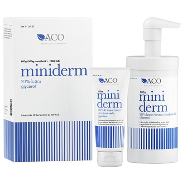 Miniderm, kräm 20 %, 600 g