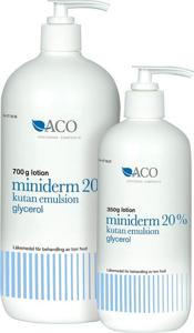 Miniderm, kutan emulsion 20% (med pump) 350 g produkt bild