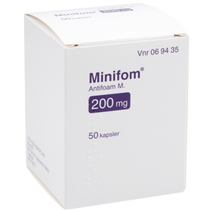 Minifom 200 mg kapsler 50 stk produktbilde