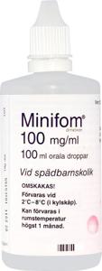 Minifom orala droppar 100 mg/ml 100 ml produkt bild