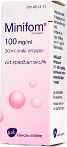 Minifom orala droppar 100 mg/ml 30 ml produkt bild