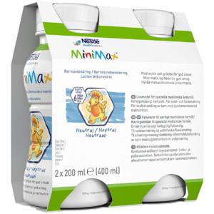 MiniMax Barnsondnäring neutral 2 x 200 ml produkt bild