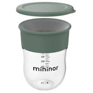 Mininor Drikkekop Baby Pilegrøn - 220 ml. produktbillede