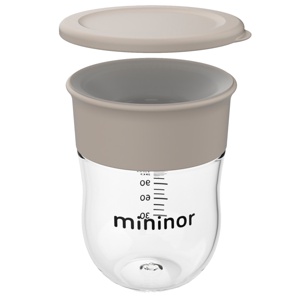 Mininor Drikkekop Baby Skyet Morgen - 220 ml. produktbillede