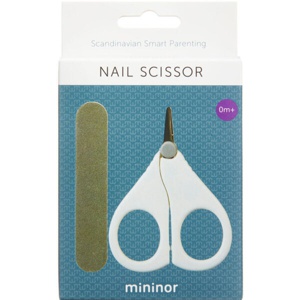 Mininor baby neglesaks med fil - 1 sæt. produktbillede