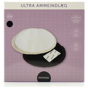 Mininor ultra ammeindlæg i sort - 24 stk produktbillede