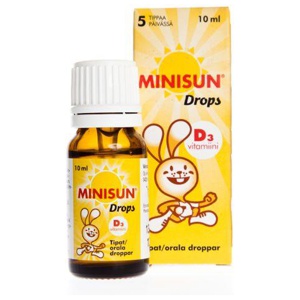 Minisun Junior Vitamiin D tilgad 10 ml toote pilt