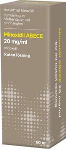 Minoxidil ABECE Kutan lösning 20mg/ml 60ml produkt bild
