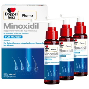 MINOXIDIL DoppelherzPhar.50mg/ml Lsg.Anw.Haut Mann Produktbild