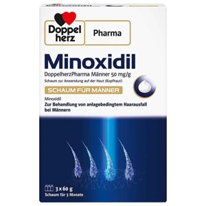 MINOXIDIL DoppelherzPharma Männer 50 mg/g Schaum Produktbild