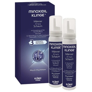 MINOXIDIL Klinge Männer 50 mg/g Schaum Produktbild