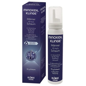 MINOXIDIL Klinge Männer 50 mg/g Schaum Produktbild