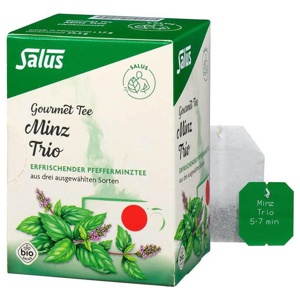 MINZ TRIO Gourmet Tee Bio Salus Filterbeutel Produktbild