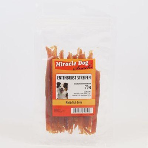 Miracle Dog Entenbrust Streifen 24 x 70g Produktbild