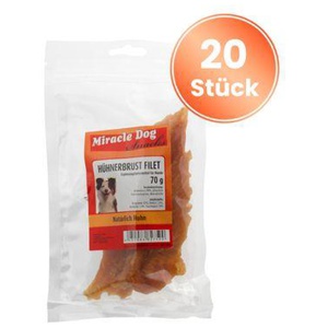 Miracle Dog Hühnerbrust Filet 20 x 70g Produktbild