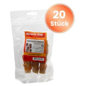 Miracle Dog Hühnerbrust Kaurolle 20 x 90g Produktbild